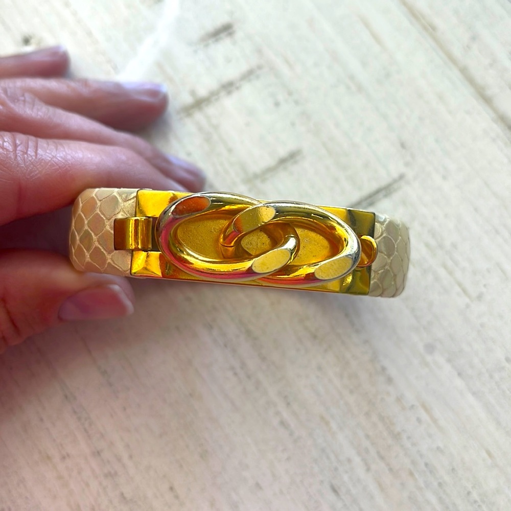 Vita made in Florence Italy 24k gold plated bracelet